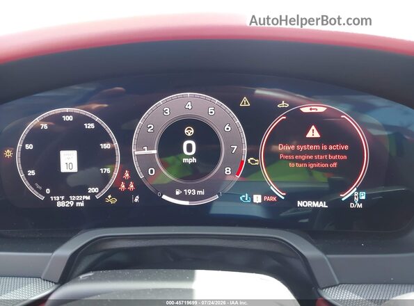 WP0AA2A93SS206060 2025 PORSCHE 911 Black Widok tylnych siedzeń