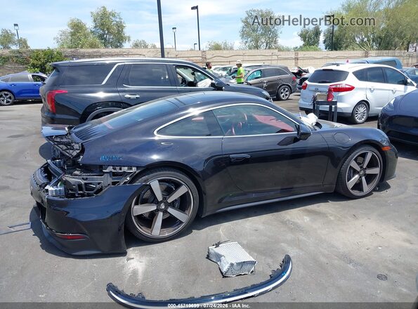 WP0AA2A93SS206060 2025 PORSCHE 911 Black Widok wnętrza 360 stopni