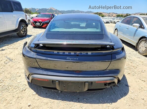 WP0AA2Y10MSA17971 2021 PORSCHE TAYCAN Gray უკანა ხედი