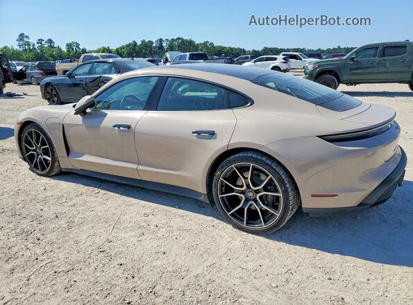 WP0AA2Y10RSA10817 2024 PORSCHE TAYCAN Beige Հետևի ձախ