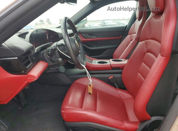 WP0AA2Y10RSA10817 2024 PORSCHE TAYCAN Beige Вид салону спереду