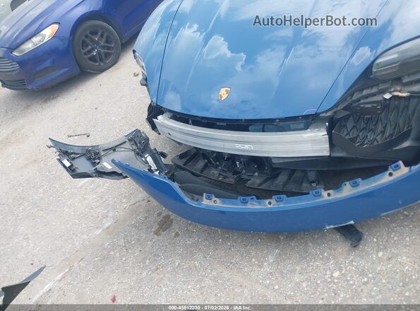 WP0AA2Y12NSA10814 2022 PORSCHE TAYCAN Blue Вид спереду