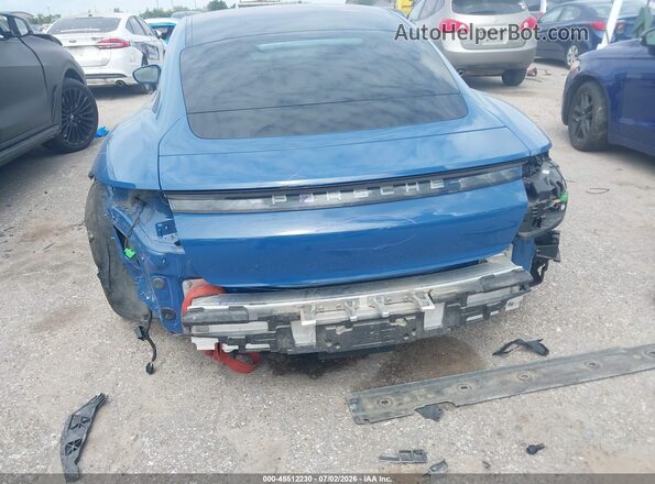 WP0AA2Y12NSA10814 2022 PORSCHE TAYCAN Blue 