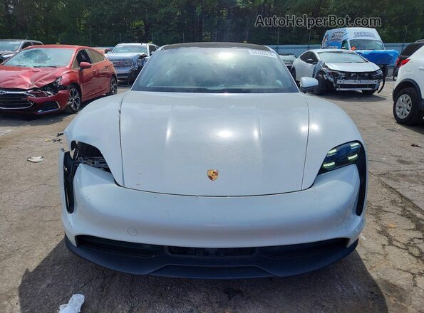 WP0AA2Y13MSA13431 2021 PORSCHE TAYCAN White Widok z przodu