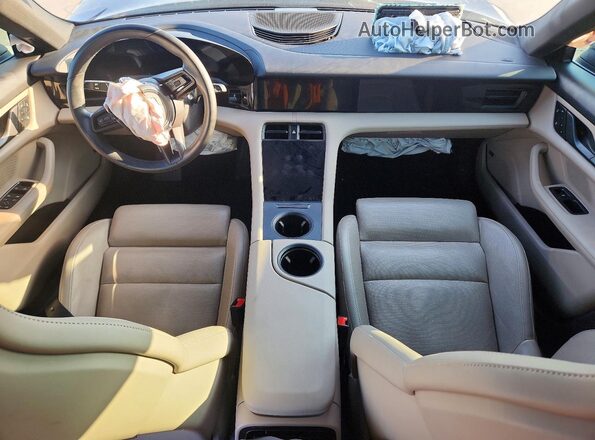 WP0AA2Y16NSA13134 2022 PORSCHE TAYCAN Blue წინა პანელის ხედი
