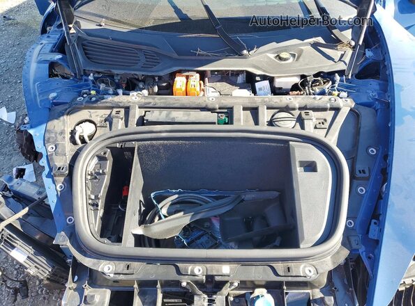 WP0AA2Y19PSA12658 2023 PORSCHE TAYCAN Blue Rear interior view
