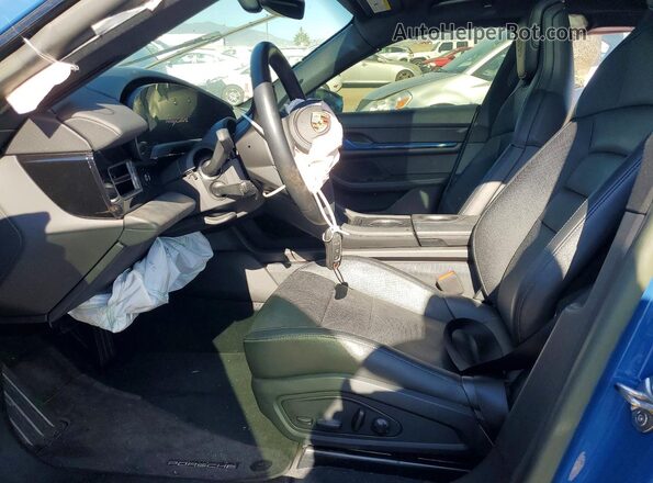 WP0AA2Y19PSA12658 2023 PORSCHE TAYCAN Blue Front interior view