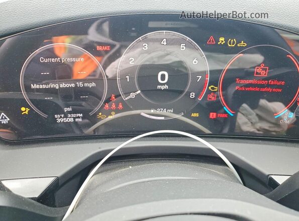 WP0AA2YA0RL003051 2024 PORSCHE PANAMERA White ხელსაწყოთა პანელის ხედი