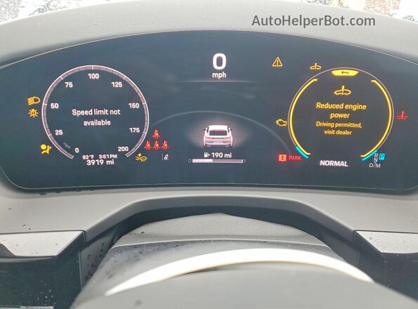 WP0AA2YA7SL011380 2025 PORSCHE PANAMERA Black ხელსაწყოთა პანელის ხედი