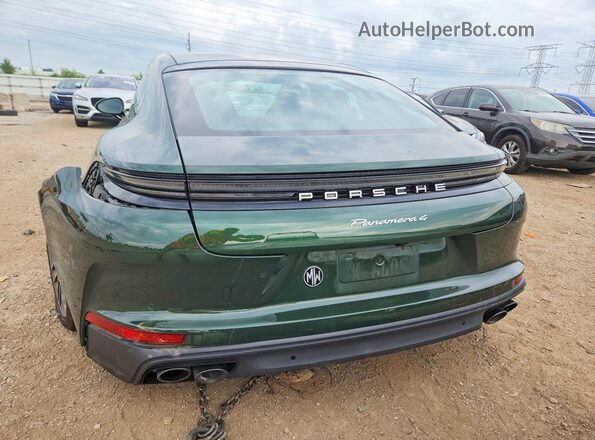 WP0AA2YA8RL005484 2024 PORSCHE PANAMERA Green უკანა ხედი