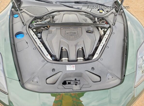 WP0AA2YA8RL005484 2024 PORSCHE PANAMERA Green უკანა სალონის ხედი