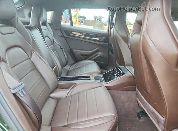 WP0AA2YA8RL005484 2024 PORSCHE PANAMERA Green უკანა სავარძლების ხედი