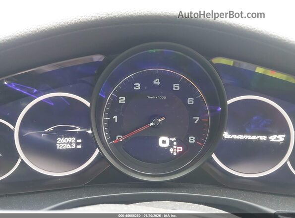 WP0AB2A72PL130344 2023 PORSCHE PANAMERA Gray Հետևի նստատեղերի տեսք