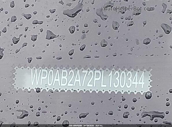 WP0AB2A72PL130344 2023 PORSCHE PANAMERA Gray Շարժիչի բաժամունքի տեսք