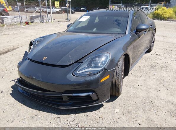 WP0AB2A77JL134607 2018 PORSCHE PANAMERA Gray Առջևի ձախ երեք քառորդ տեսարան