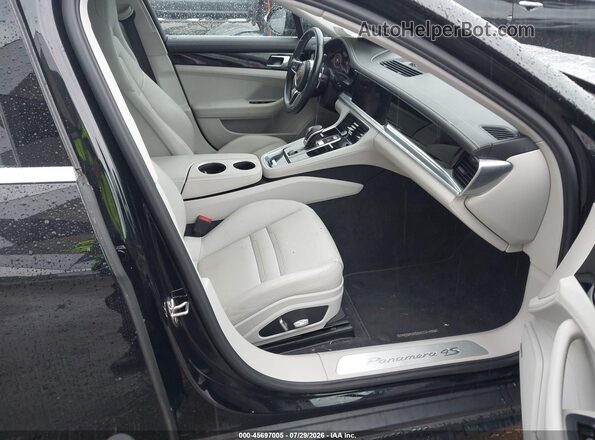 WP0AB2A77KL128310 2019 PORSCHE PANAMERA Черный Вид салона спереди