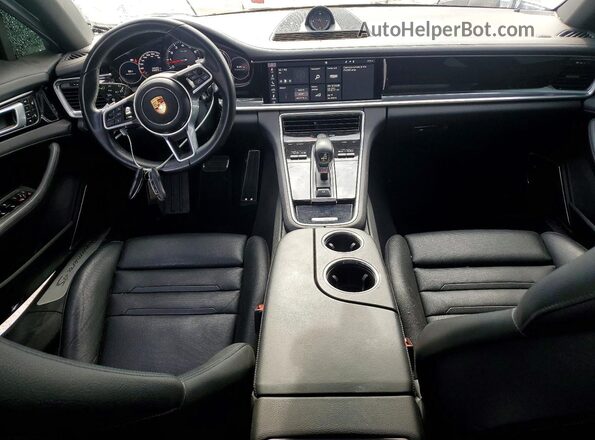WP0AB2A7XJL135900 2018 PORSCHE PANAMERA Gray Առջևի վահանակի տեսք