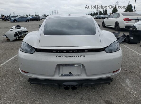 WP0AB2A82KS278159 2019 PORSCHE CAYMAN Gray Vista trasera