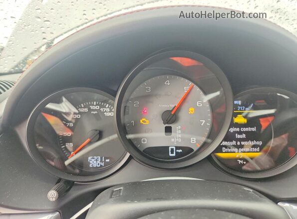 WP0AB2A83RK264104 2024 PORSCHE CAYMAN Gray Widok zestawu wskaźników