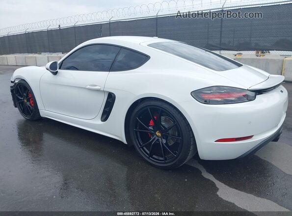 WP0AB2A89JK278092 2018 PORSCHE CAYMAN White უკანა მარცხენა
