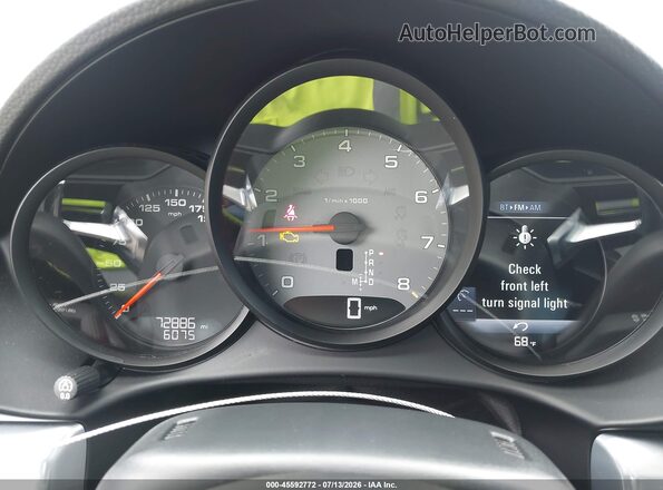WP0AB2A89JK278092 2018 PORSCHE CAYMAN White უკანა სავარძლების ხედი