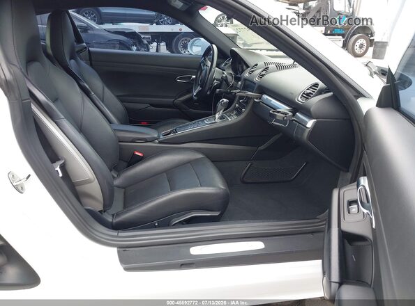 WP0AB2A89JK278092 2018 PORSCHE CAYMAN White წინა სალონის ხედი