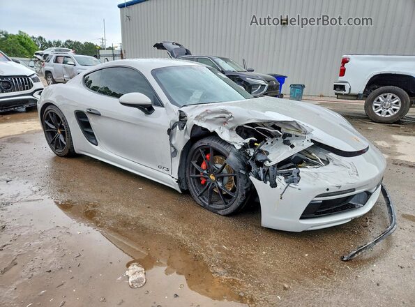 WP0AB2A8XJS278568 2018 PORSCHE CAYMAN Silver Front right