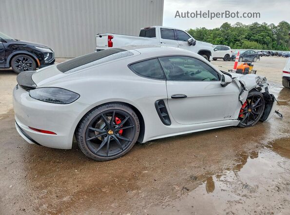 WP0AB2A8XJS278568 2018 PORSCHE CAYMAN Silver Rear right
