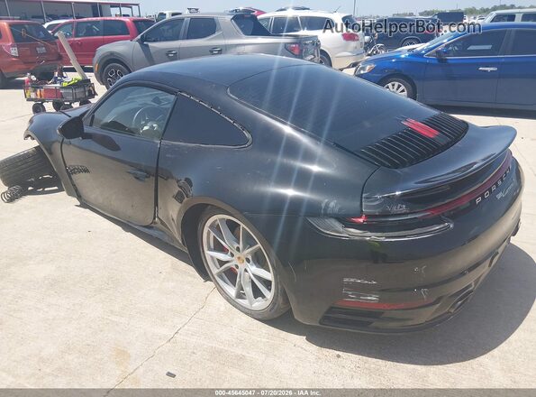 WP0AB2A91LS225947 2020 PORSCHE 911 Black უკანა მარცხენა