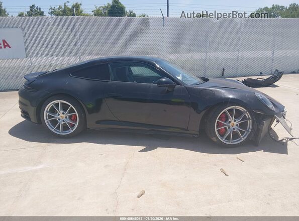 WP0AB2A91LS225947 2020 PORSCHE 911 Black უკანა სალონის ხედი