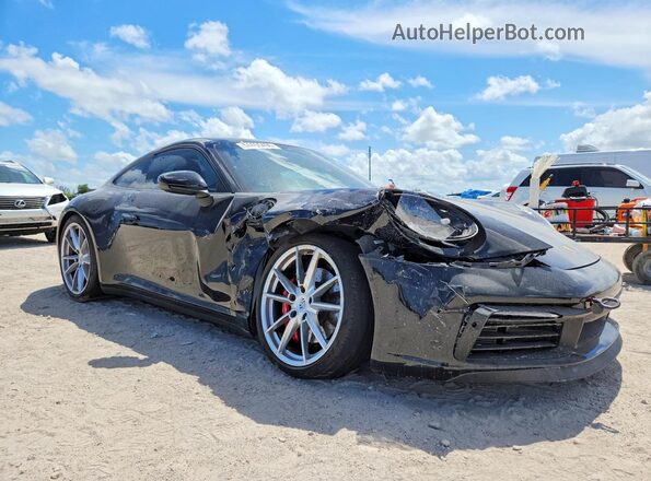 WP0AB2A94NS220776 2022 PORSCHE 911 Black Front right