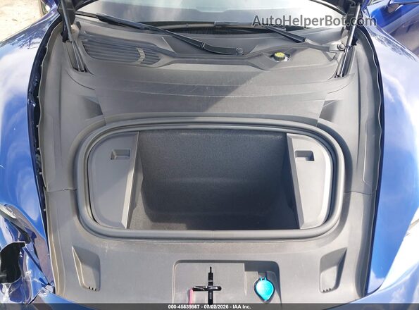 WP0AB2Y11MSA43962 2021 PORSCHE TAYCAN Синий Вид сзади