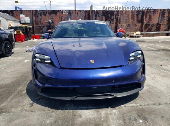 WP0AB2Y15LSA50590 2020 PORSCHE TAYCAN Синий Вид спереди