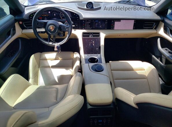 WP0AB2Y15LSA50590 2020 PORSCHE TAYCAN Синий Вид панели приборов