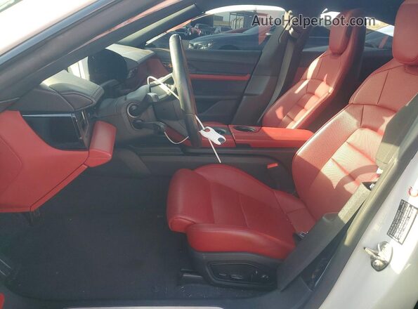 WP0AB2Y19MSA40873 2021 PORSCHE TAYCAN White Widok wnętrza z przodu