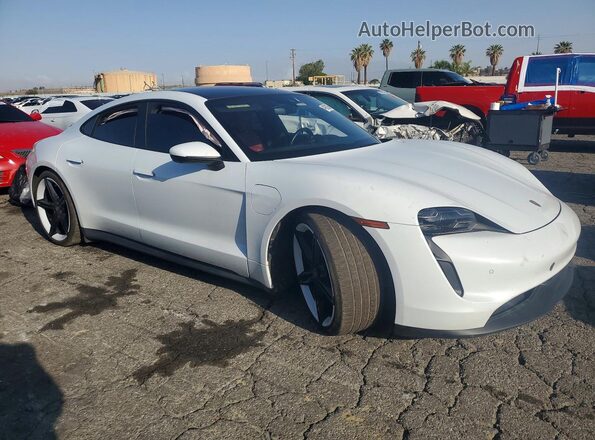 WP0AB2Y19MSA40873 2021 PORSCHE TAYCAN White Przód prawy