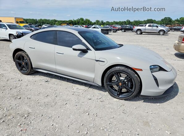WP0AB2Y19MSA43563 2021 PORSCHE TAYCAN Серый Передняя правая четверть