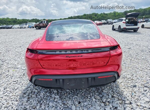 WP0AB2Y1XRSA35303 2024 PORSCHE TAYCAN Красный Вид сзади