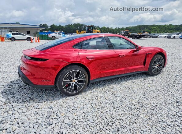 WP0AB2Y1XRSA35303 2024 PORSCHE TAYCAN Красный Задняя правая четверть
