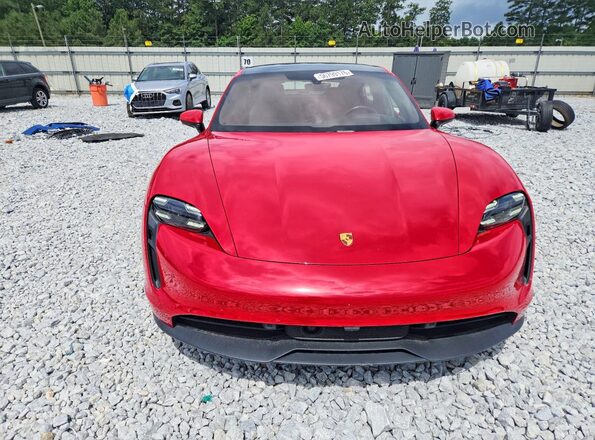 WP0AB2Y1XRSA35303 2024 PORSCHE TAYCAN Красный Вид спереди