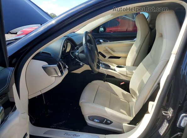 WP0AC2A70GL070111 2016 PORSCHE PANAMERA Black Вид салону спереду