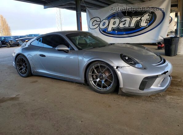 WP0AC2A93JS175918 2018 PORSCHE 911 Silver წინა მარჯვენა