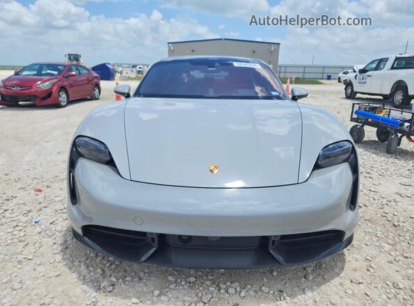 WP0AC2Y16MSA62634 2021 PORSCHE TAYCAN Gray Widok z przodu