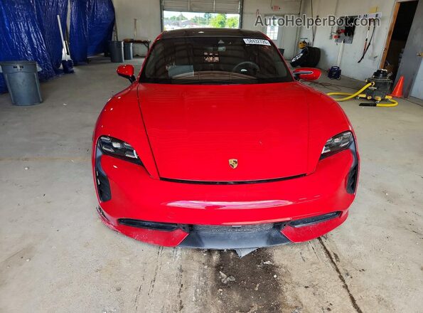 WP0AC2Y17LSA72135 2020 PORSCHE TAYCAN Red Vista frontal