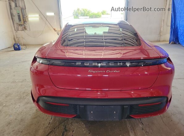WP0AC2Y17LSA72135 2020 PORSCHE TAYCAN Red Vista trasera