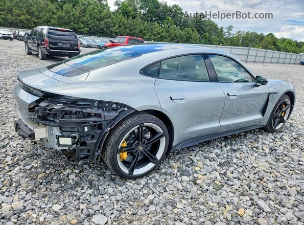 WP0AC2Y18LSA71897 2020 PORSCHE TAYCAN Серебряный Задняя правая четверть