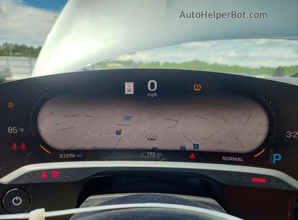 WP0AC2Y18LSA71897 2020 PORSCHE TAYCAN Серебряный Вид щитка приборов