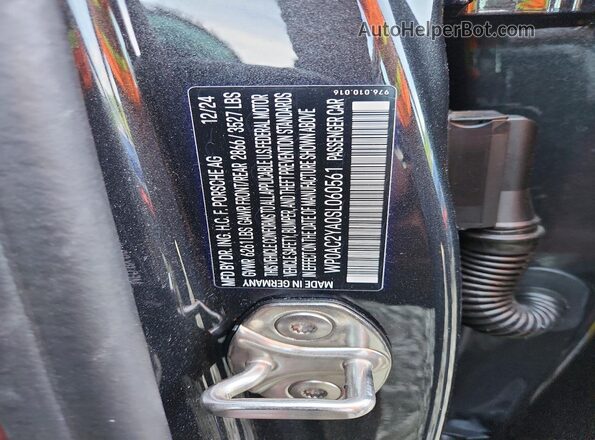 WP0AC2YA0SL060561 2025 PORSCHE PANAMERA Угольный Вид подкапотного пространства