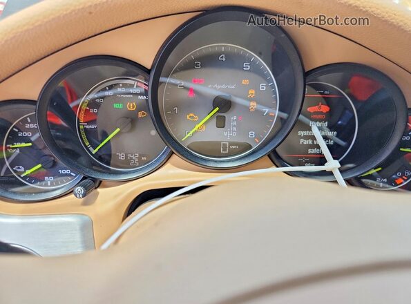 WP0AD2A77GL040522 2016 PORSCHE PANAMERA Black Instrument cluster view