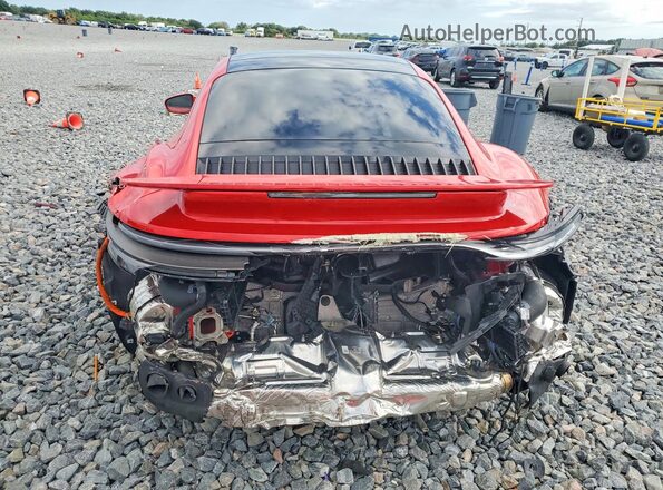 WP0AD2A92TS265190 2026 PORSCHE 911 Red Вид ззаду
